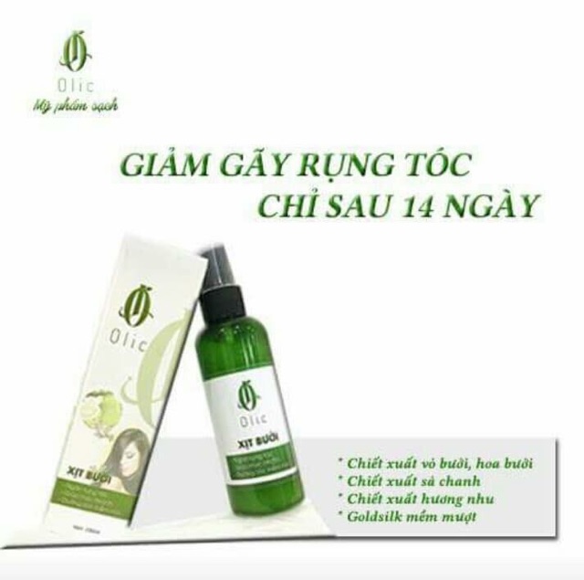 [HCM]Xịt bưởi Olic - ngăn rụng tóc mọc tóc hiệu quả kích thích mọc tóc