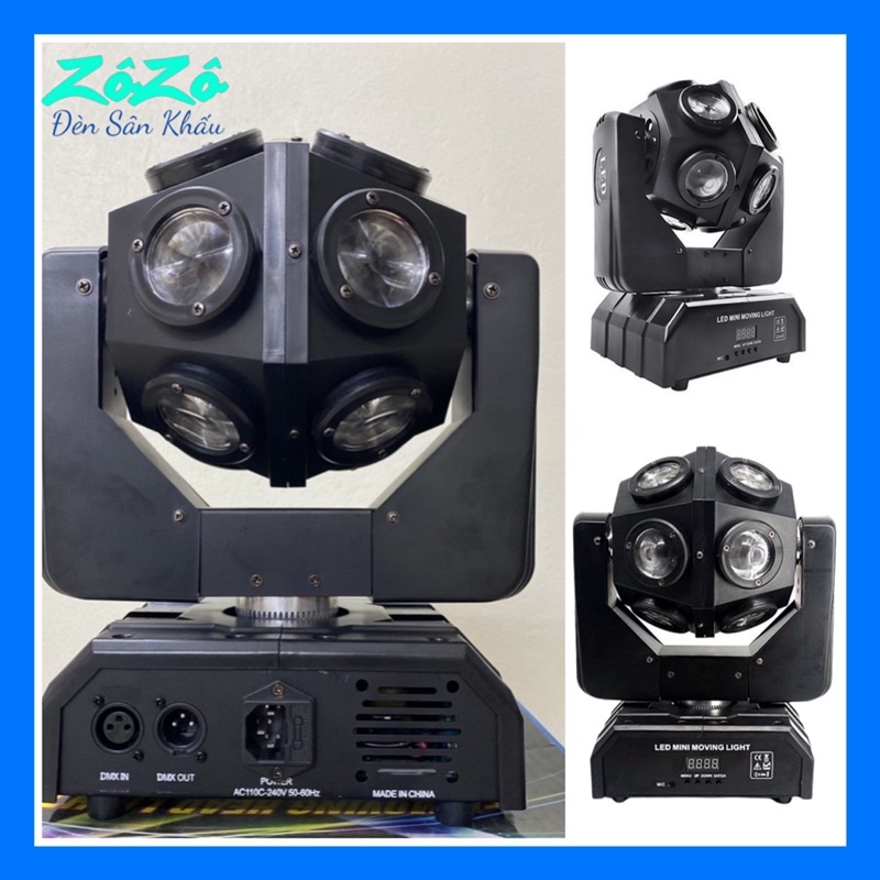 Đèn sân khấu Moving 12 mắt siêu sáng