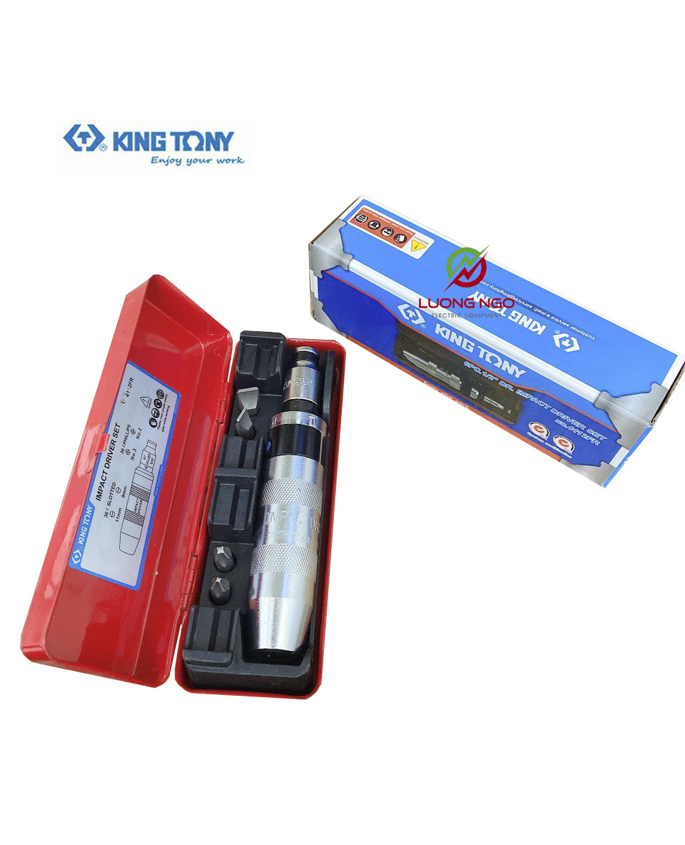 Bộ tô vít đóng 4 mũi Kingtony - Tô vít đóng đảo chiều chính hãng