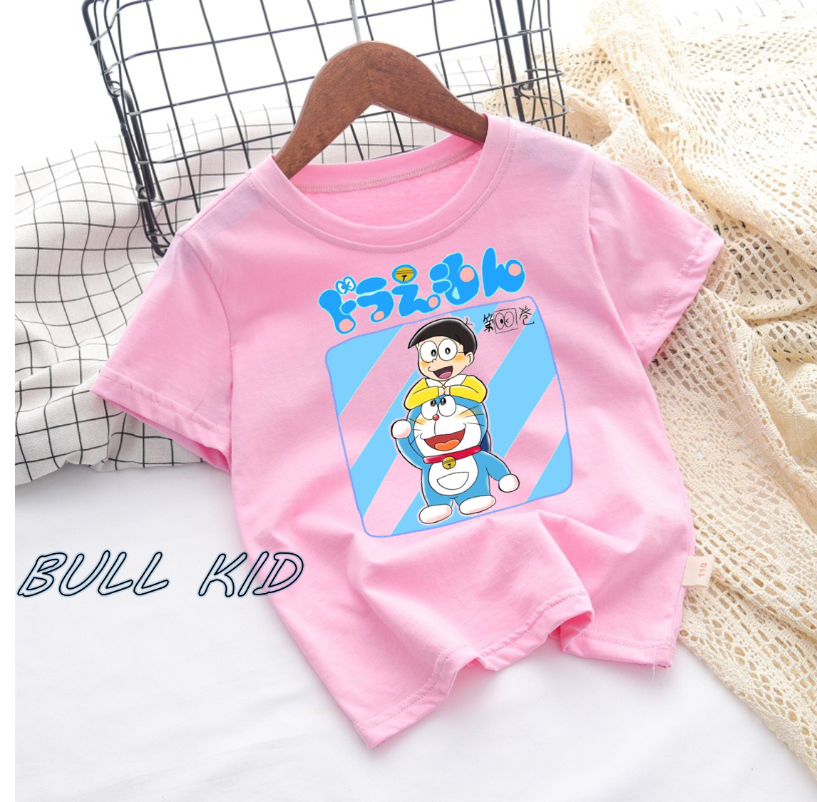 Áo thun bé trai bé gái chất thun cotton mịn mát DR & NBITA co dãn 4 chiều size 6-55kg