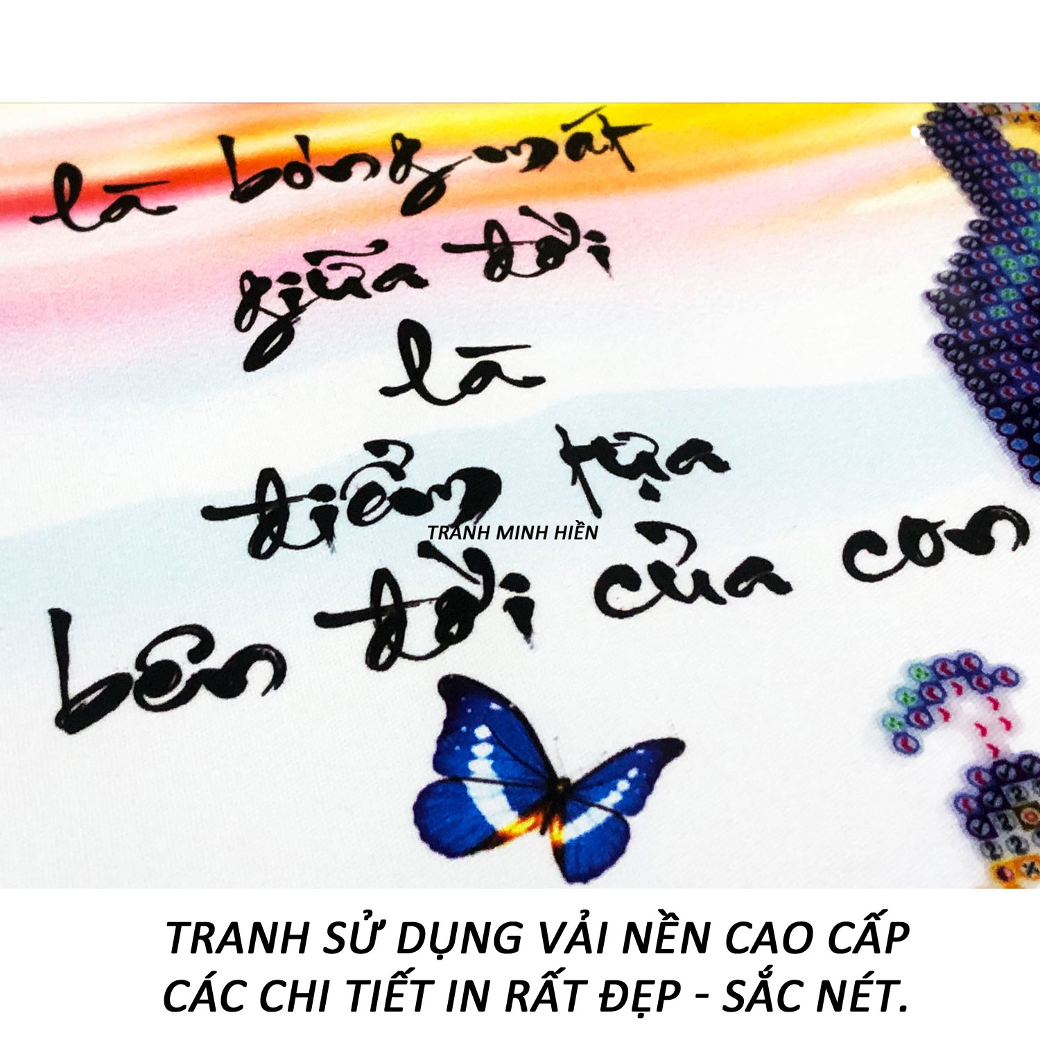 Tranh Đính Đá 5D - Cha Mẹ Là Suối Nguồn Hạnh Phúc 26 (Kèm Quà Tặng) - Tranh Minh Hiền (TỰ ĐÍNH ĐÁ)