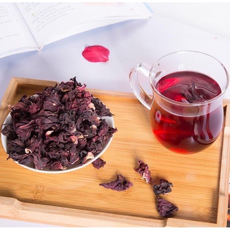 【nóng】 Trà hoa dâm bụt ( hibiscus atiso đỏ) khô 50gr