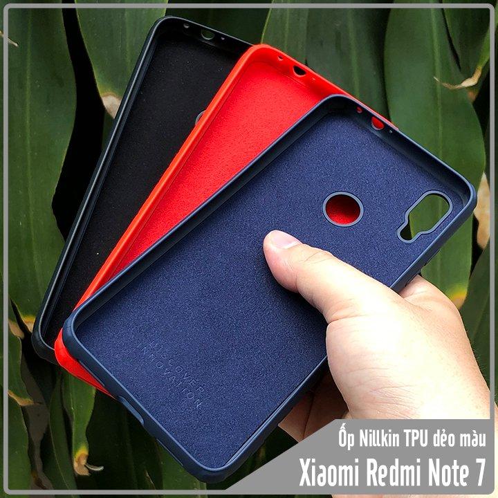 Ốp lưng Xiaomi Redmi Note 7 note7 Redmi Note 7 Pro note7pro - Ốp lưng Nillkin Rubber Wrapped TPU chống bẩn cao cấp mềm mịn thân thiện với môi trường