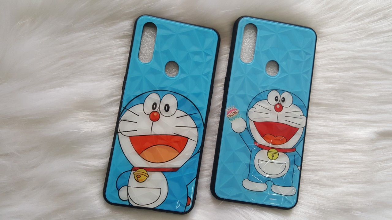 Ốp lưng 3D kim cương Doraemon siêu cưng Oppo A8/A31 (2020)