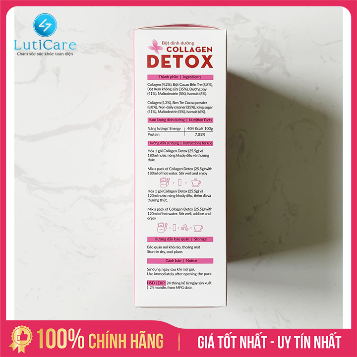 Collagen Detox - Thức uống cho làn da khỏe đẹp .