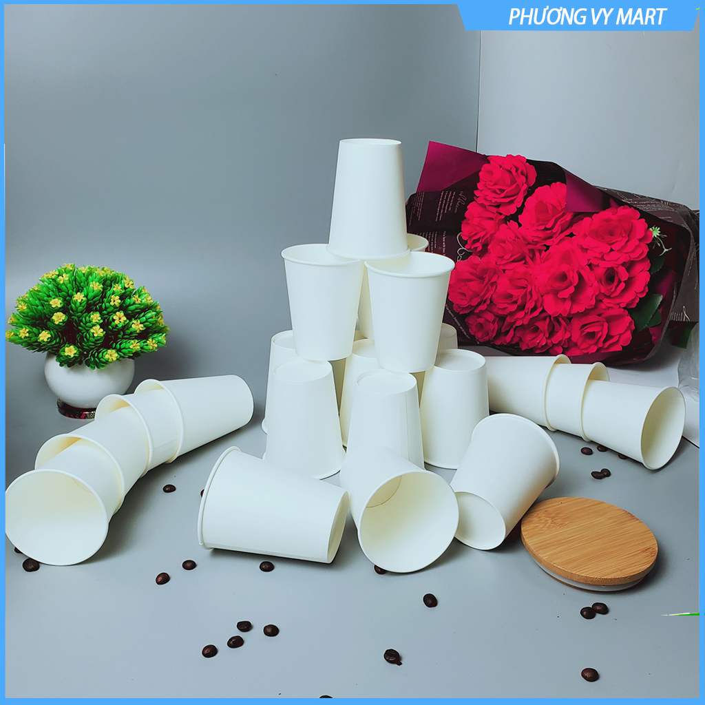 Set 50 chiếc cốc giấy 270ml ~ 9oz hàng cao cấp