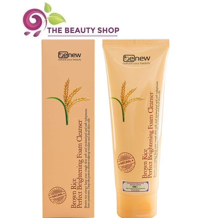 [HCM]Sữa Rửa Mặt Sáng Da Gạo - BENEW Brown Rice Brightening
