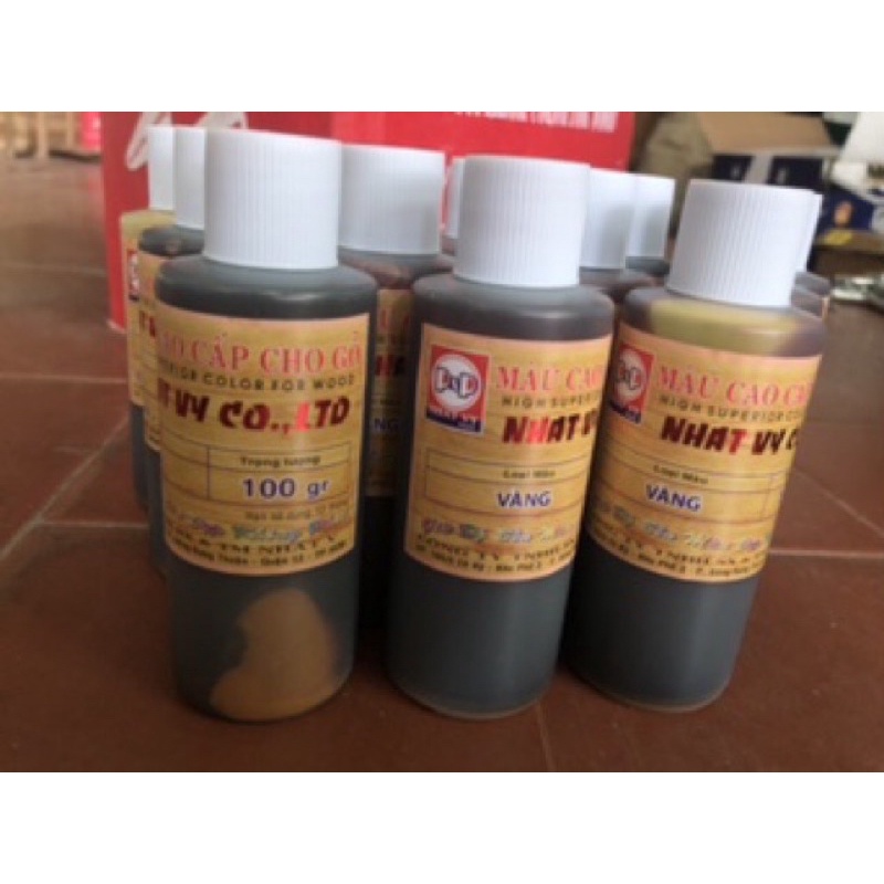 🌟[ TOP BÁN CHẠY ]Tinh màu pha sơn pu dùng cho đồ gỗ ( đủ màu)💦💦