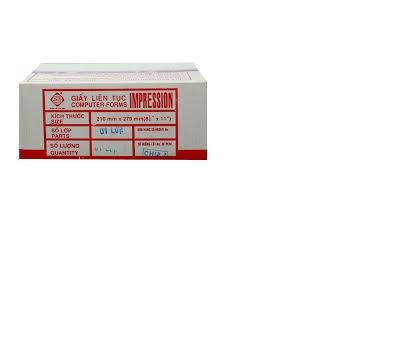 [HCM]Giấy in liên tục SUPER WHITE 1 liên