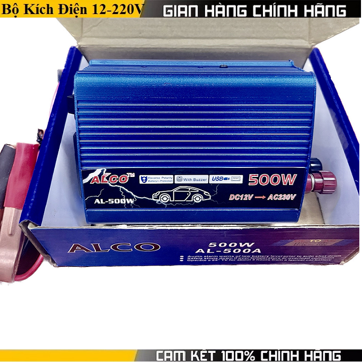 Bộ kích 12v lên 220v 500w