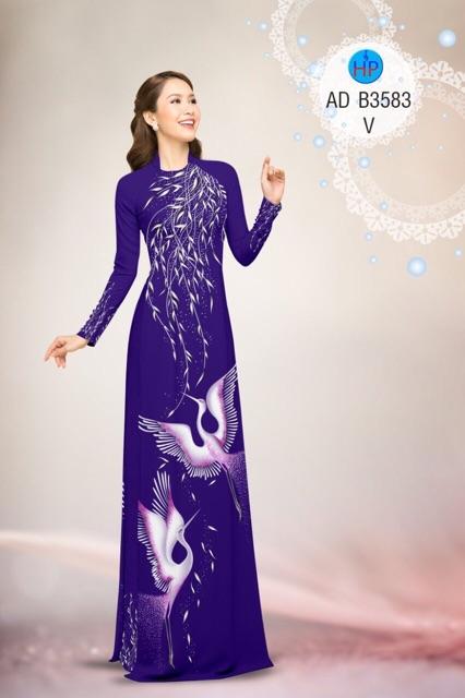[HCM]Vải áo dài con hạc