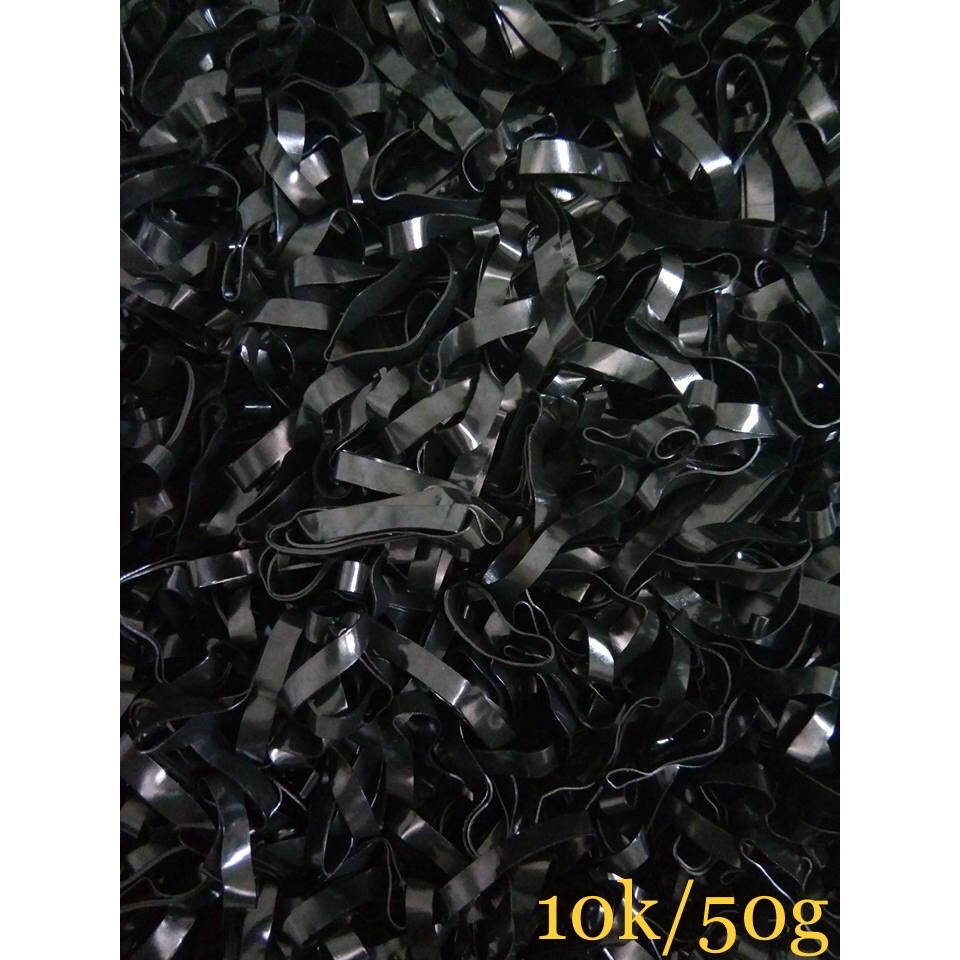 Dây thun buộc tóc cao su đen