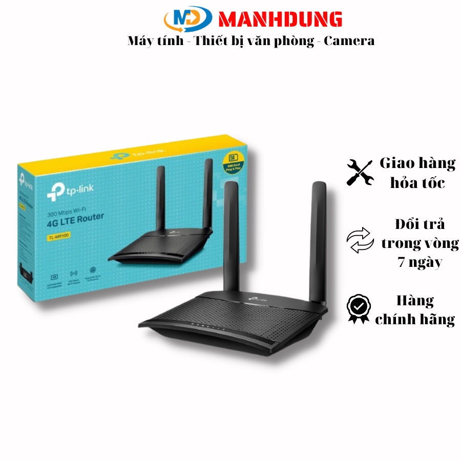 Bộ Phát Wifi Router 4G LTE 300Mbps TP-Link TL-MR6400 - Hàng Chính Hãng ...