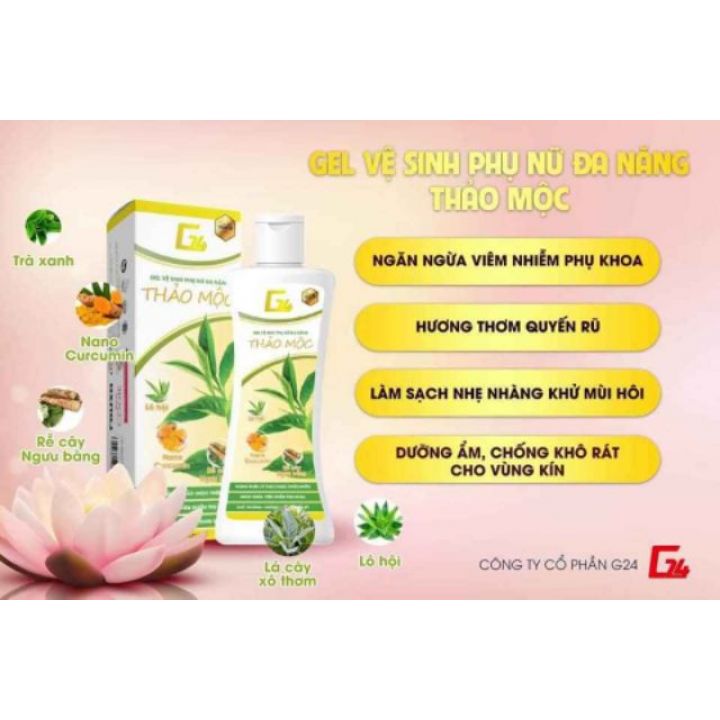 Gel vệ sinh phụ nữ thảo mộc đa năng