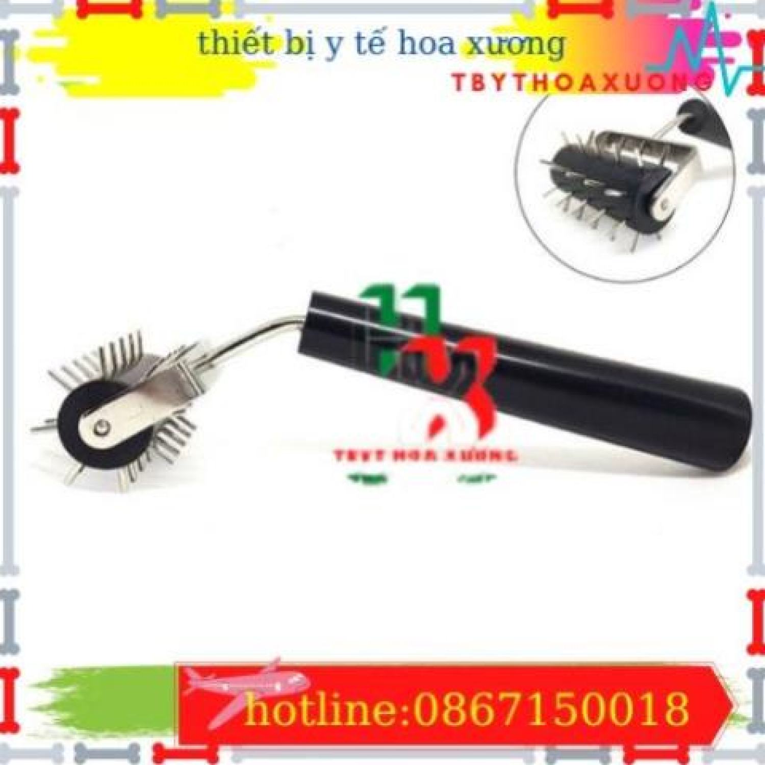 Lăn gai,lăn đinh đơn lớn - dụng cụ diện chẩn