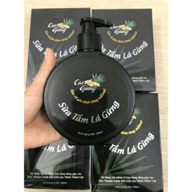 [HCM]sữa tắm lá gừng 300 ml