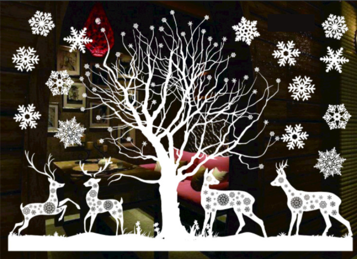 Decal trang trí Noel Hít Tĩnh Điện - Noel vui nhộn đặc sắc