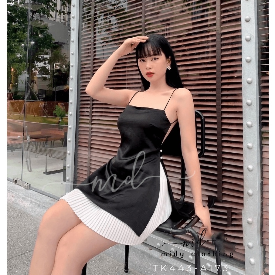 ✙☂  Áo kiểu 2 dây hở lưng sẵn mút ngực