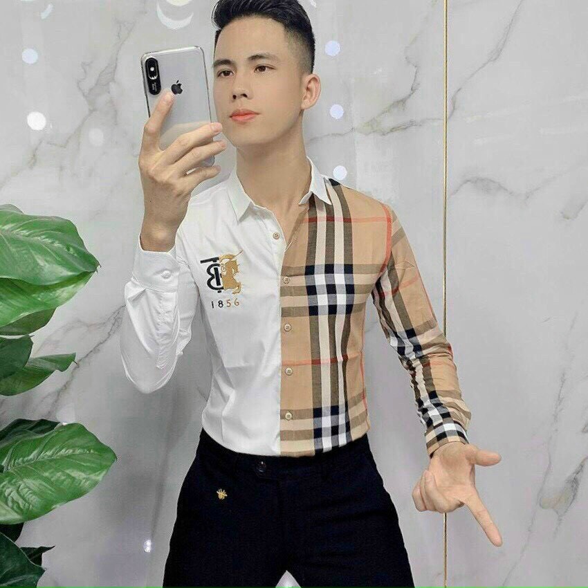 [HCM]ÁO SƠ MI CAO CẤP CHUẨN SHOP LÊN PHOM CỰC CHUẨN MS359