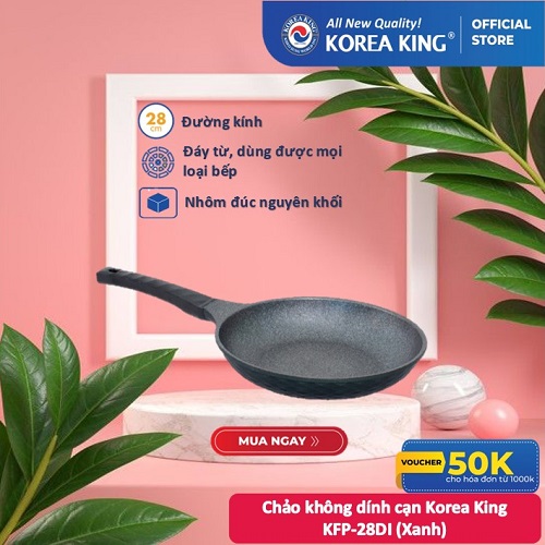 Chảo cạn Diamond Korea King KFP-28DI (đường kính 28cm) - Hàng chính hãng
