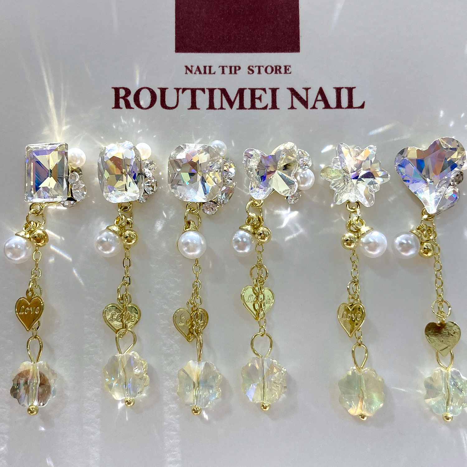 Charm Bướm Treo Cao Cấp Đính Móng CC