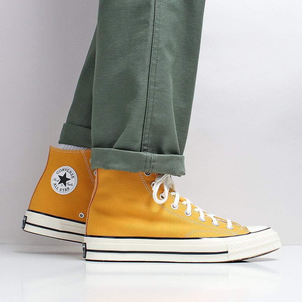 Giày Converse chuck 1970s cao cổ màu vàng( Full box+ tặng túi converse + bill + Tất)