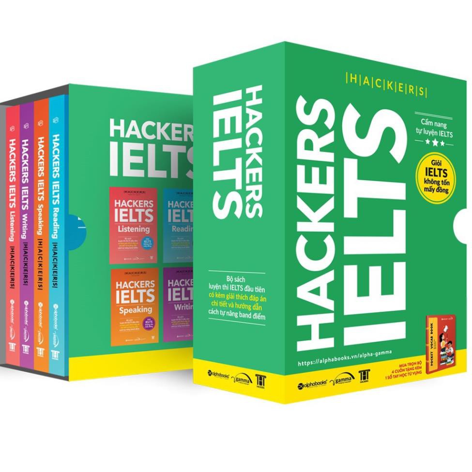Sách Alphabooks - Combo Hackers Ielts