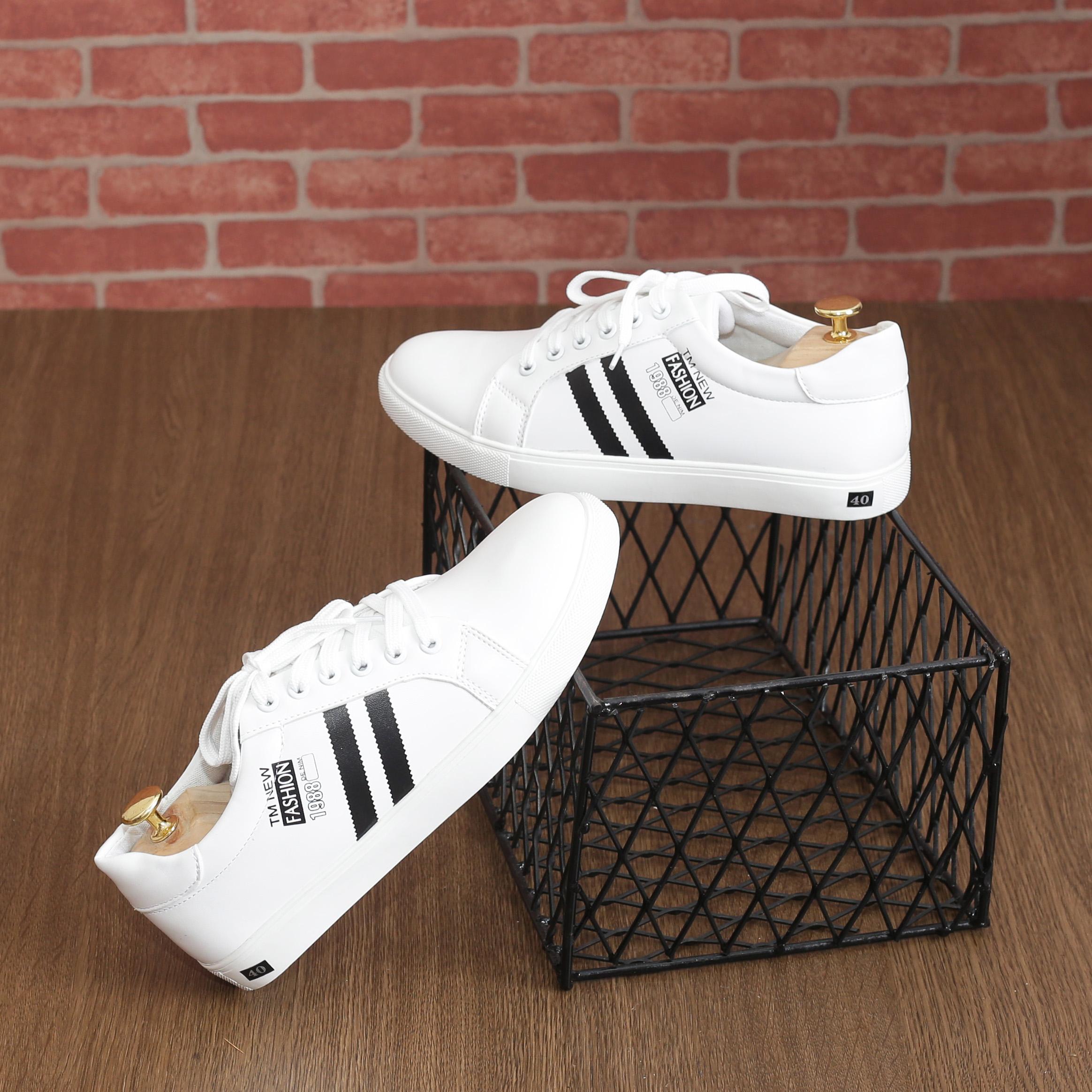 Giày nam, giày sneaker nam hot 2019 (Trắng)
