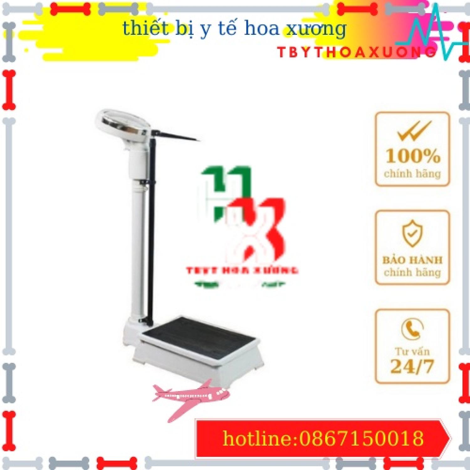 Cân Sức Khỏe Có Thước Đo Chiều Cao TZ-120 AKIKO