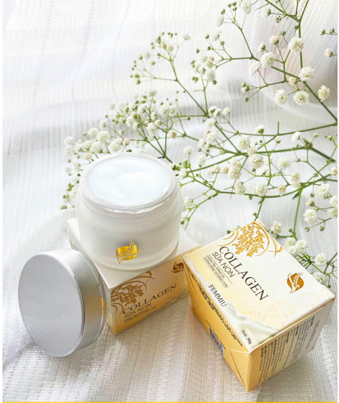 Kem Collagen Sữa Non Dưỡng Ẩm Trắng Da Mặt