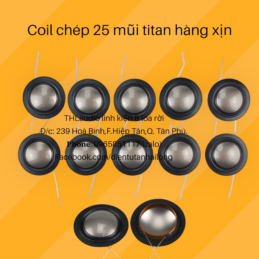 Coil treble (chép)25.5 & 24,5 NEO xịn