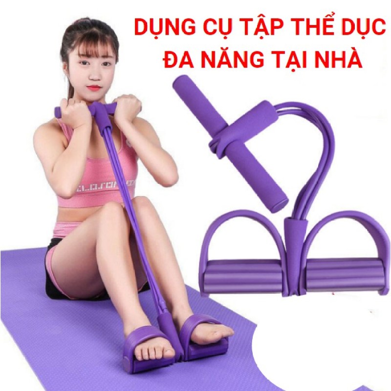 Dây Kéo Tập Bụng Tại nhà, Dây Tập Thể Dục, Tập Gym, Tập Cơ Bụng Lưng Thông Minh Điều Chỉnh Lực Kéo
