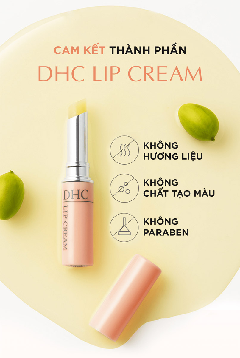 (Nhập khẩu Nhật Bản chính hãng - Date 2026-2027) Son dưỡng DHC Lip Cream 1.5g