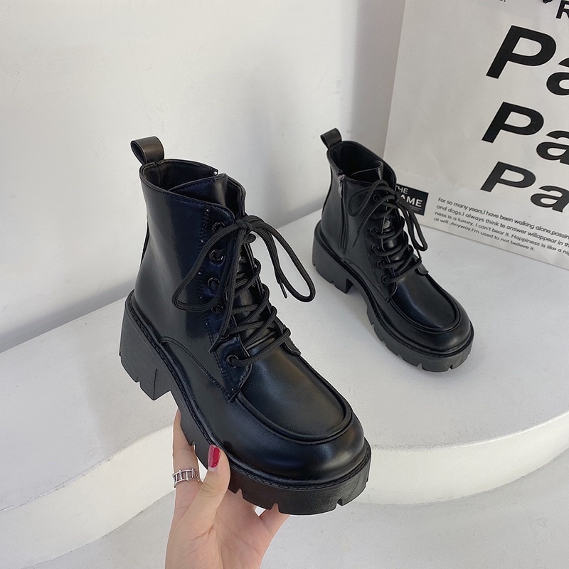 Giày Bốt Cao Gót - Giày Boot Đế Cao