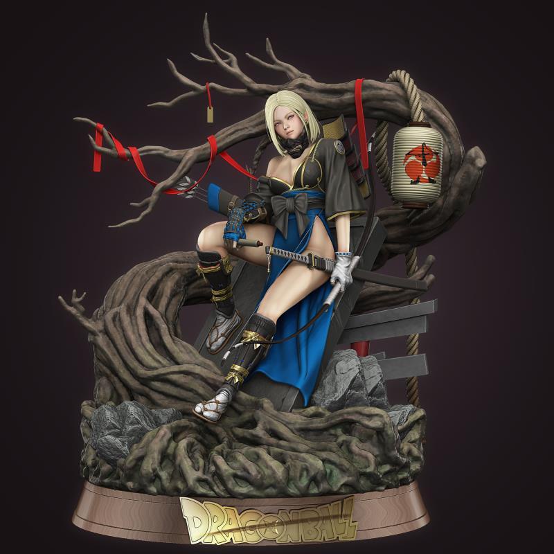 File in 3d android 18 dragon ball - dragon ball