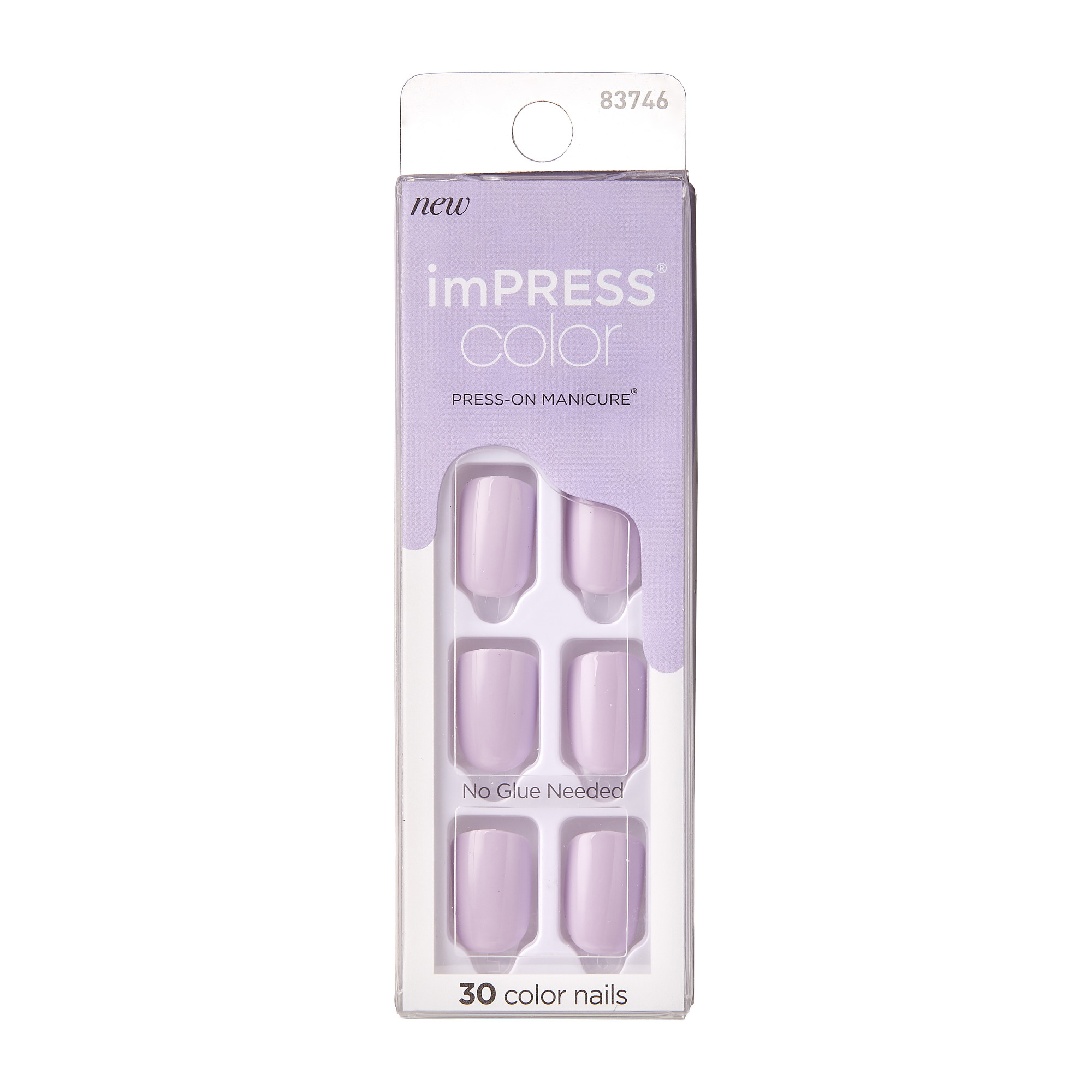 [IMPRESS] COLOR PRESS-ON MANICURE PICTURE PURPLECT