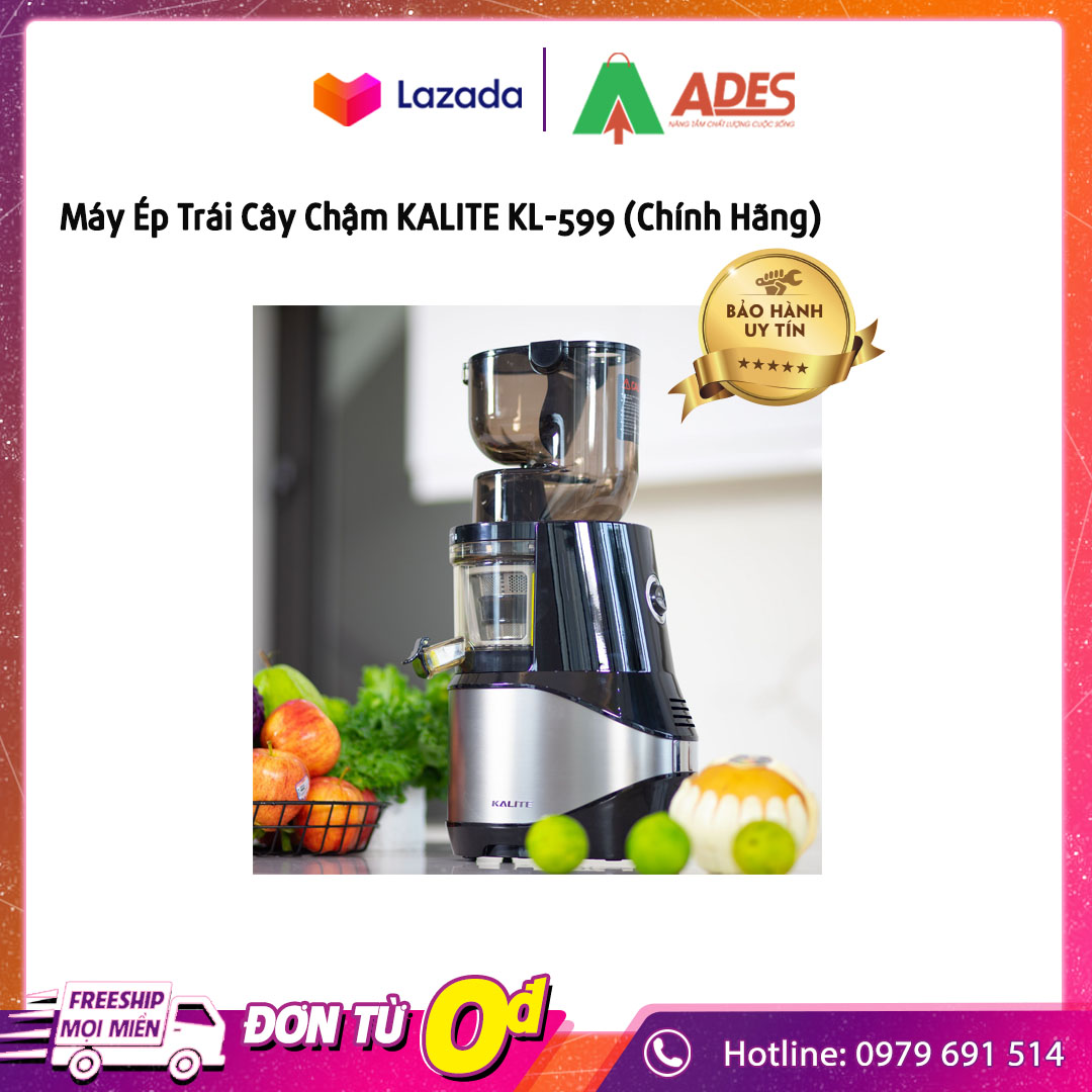 [HOT MÙA HÈ] Máy Ép Trái Cây Chậm KALITE KL-599 - BH 3 Năm