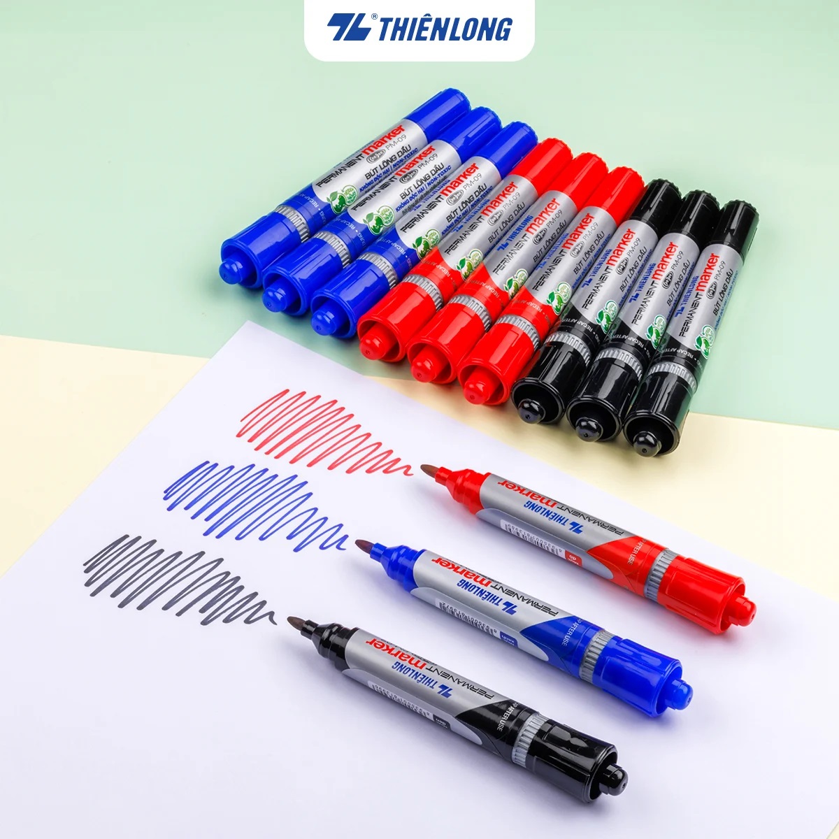 Putian long dual tip oil brush pm-09 European standard ink
