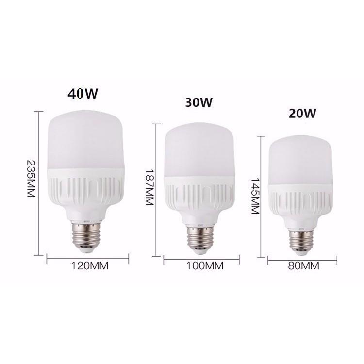 Bộ 10 bóng đèn LED Trụ 40W (Ánh sáng trắng)