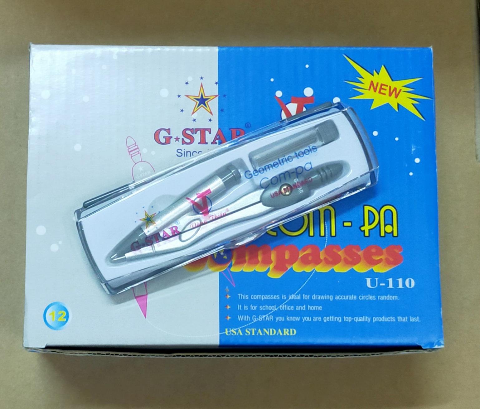 Compa Gstar U-110 bạc