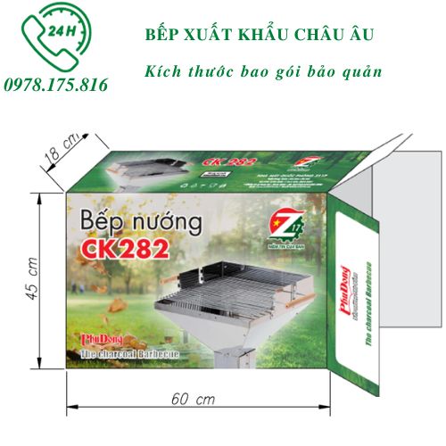 Bếp nướng than hoa CK282