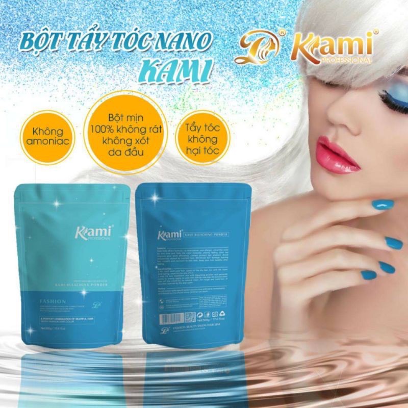 Bột tẩy tóc nâng tông mầu Kami