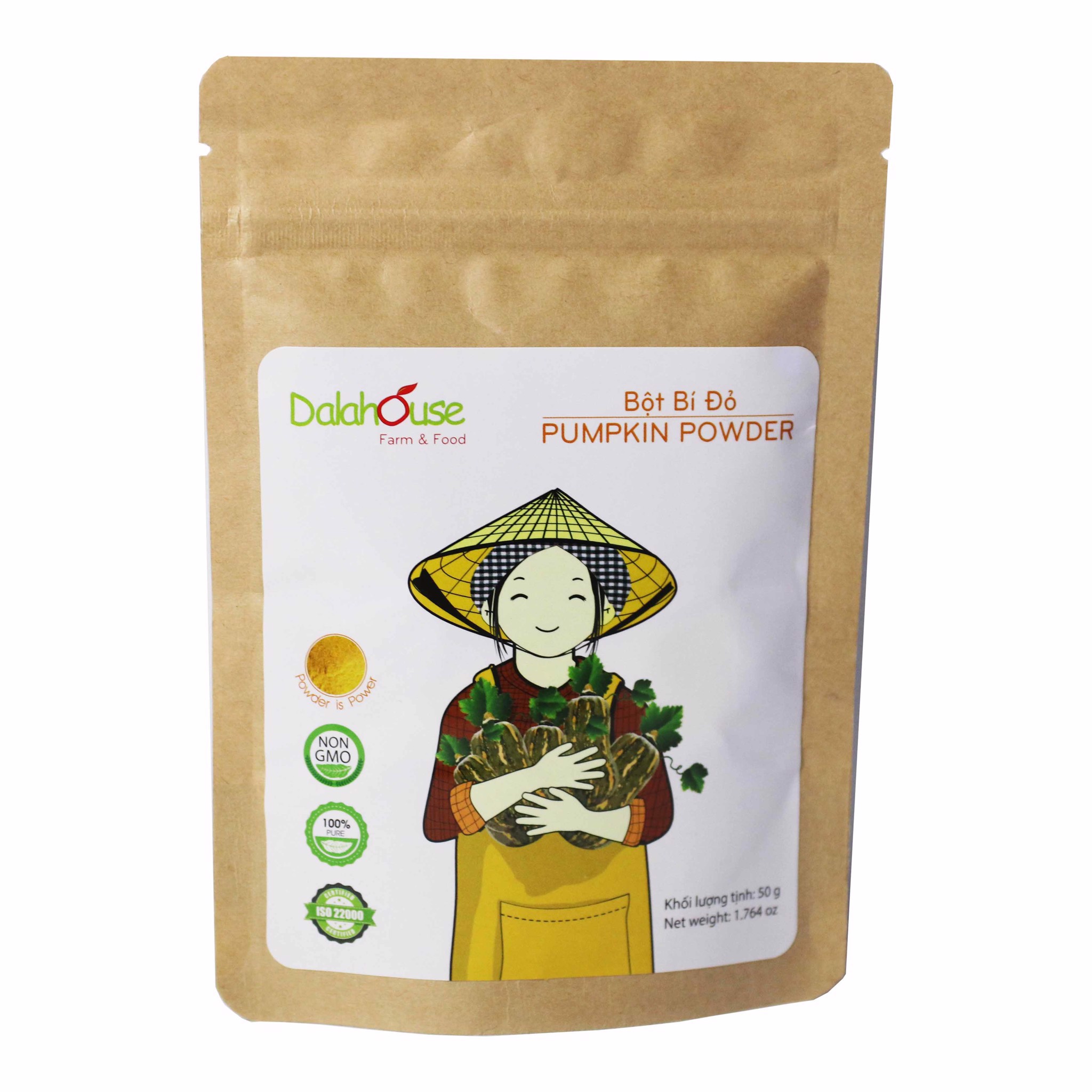 Bột bí đỏ 50 gram