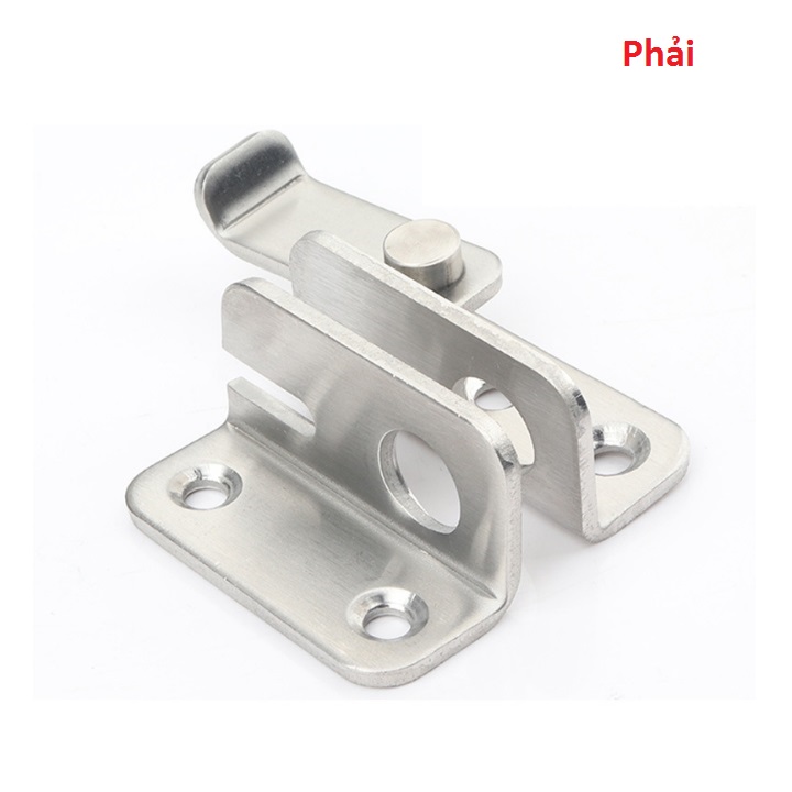 CHỐT CỬA INOX KHÓA CÂY GẠT LOẠI NHỎ - 000651