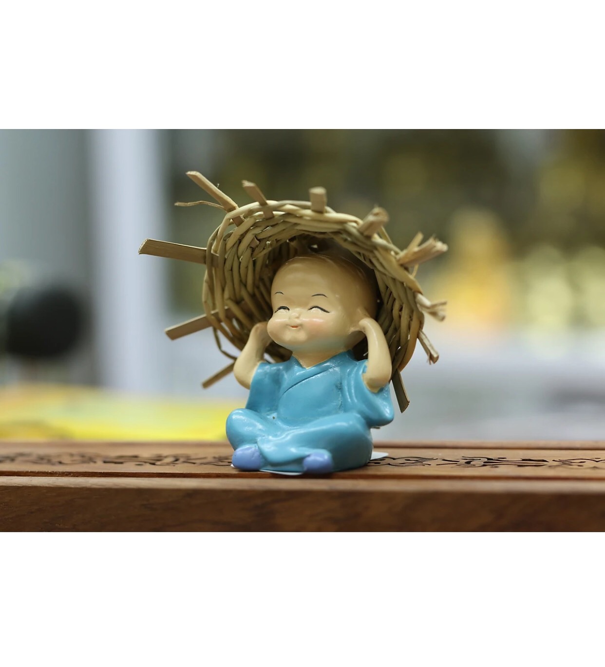 bộ tượng tứ không đội nón rơm