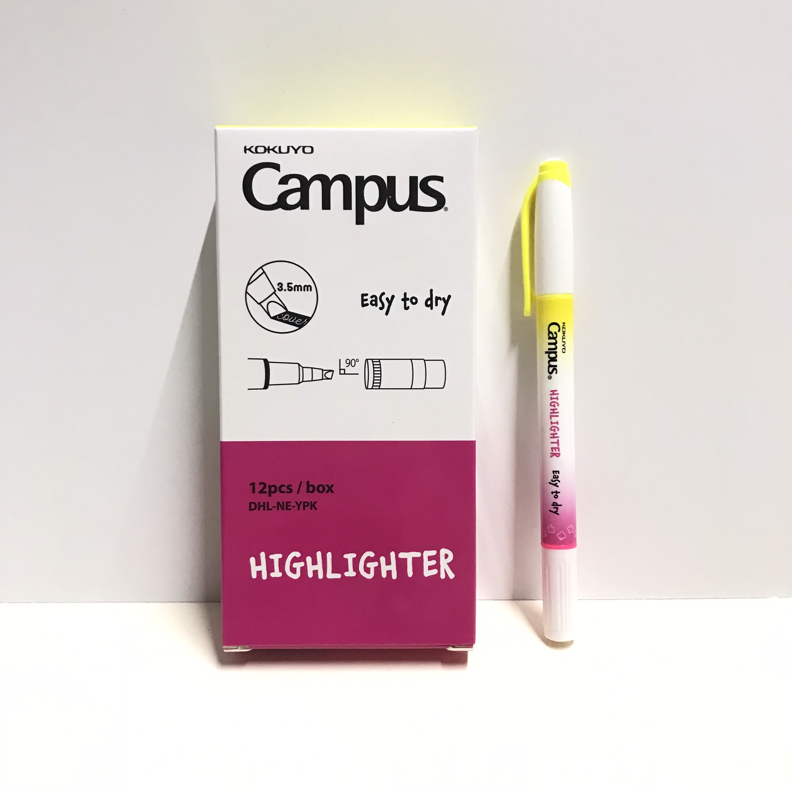 Bút dạ quang đánh dấu Highlight 2 đầu Campus