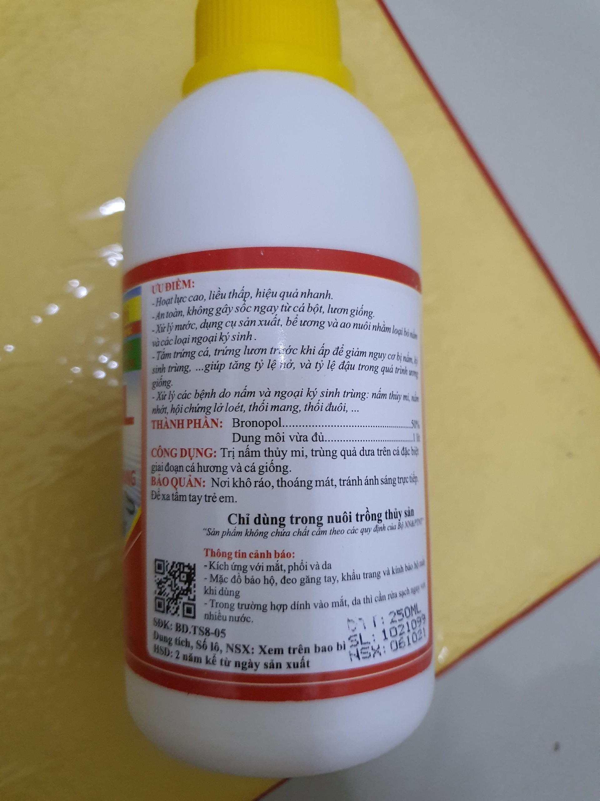 SaPol - Đặ.c t.rị nấm và ký sinh trùng chai 250ml