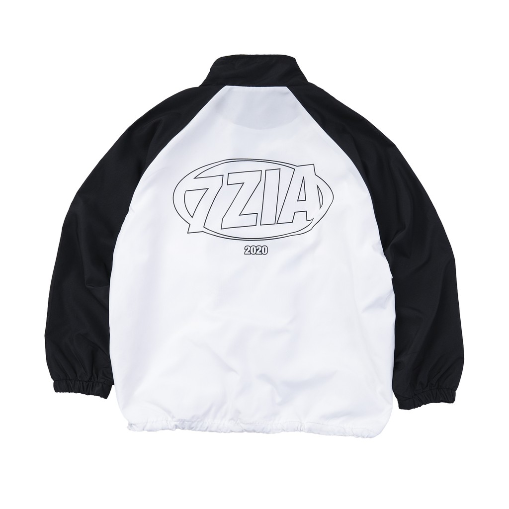 Áo khoác dù 7Zia - Trắng/Đen