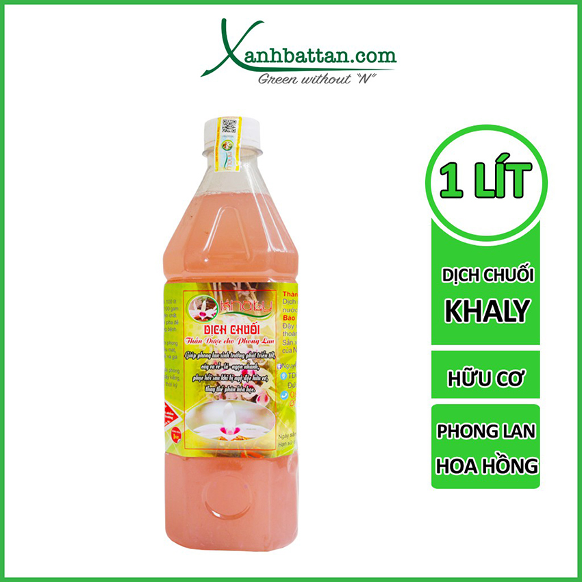 Dịch Chuối Khaly Dùng Cho Lan Chai 1 Lít