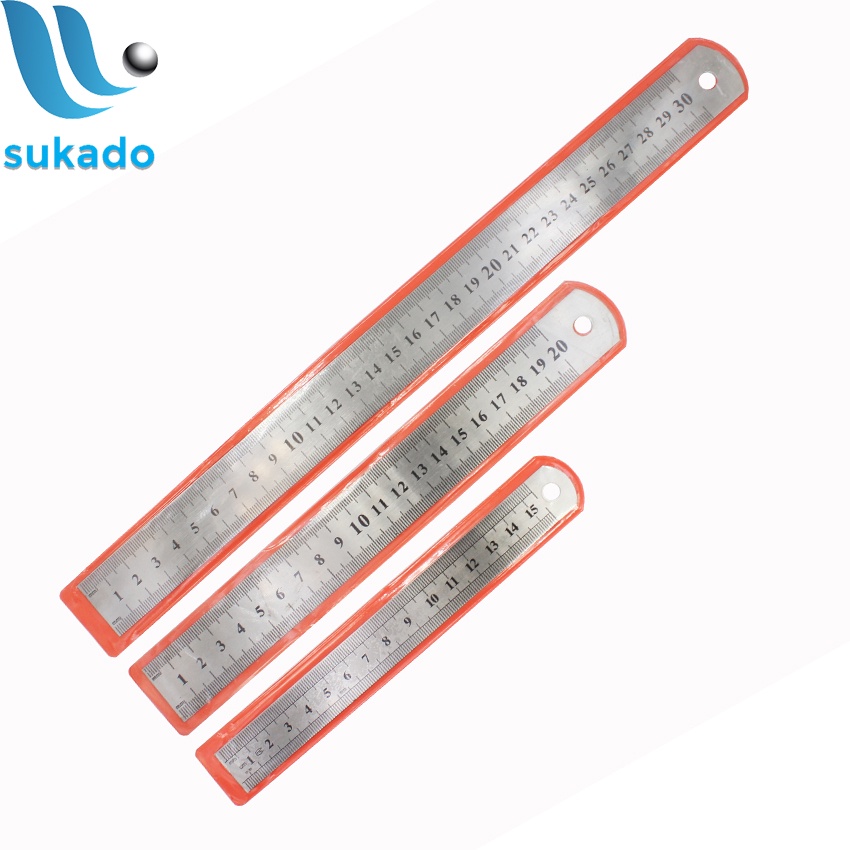Thước kẻ sắt 15cm - 20cm - 30cm THIỆN PHƯỚC